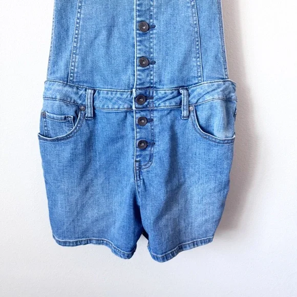 Free People Light Blue Women's Denim Overalls - Picture 5 of 12
